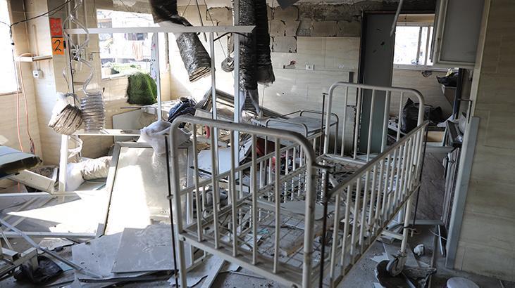 İsrail Kemal Advan Hastanesinde büyük yıkım bıraktı