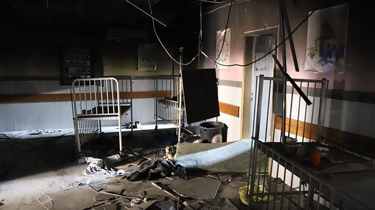 İsrail Kemal Advan Hastanesinde büyük yıkım bıraktı