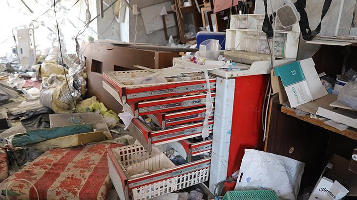 İsrail Kemal Advan Hastanesinde büyük yıkım bıraktı