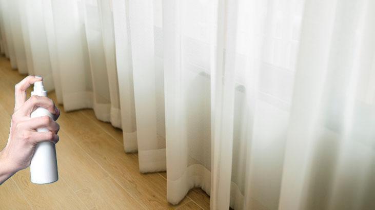 1 şişe saç spreyiyle perde derdinden kurtulun Toz ve kire karşı kesin çözüm