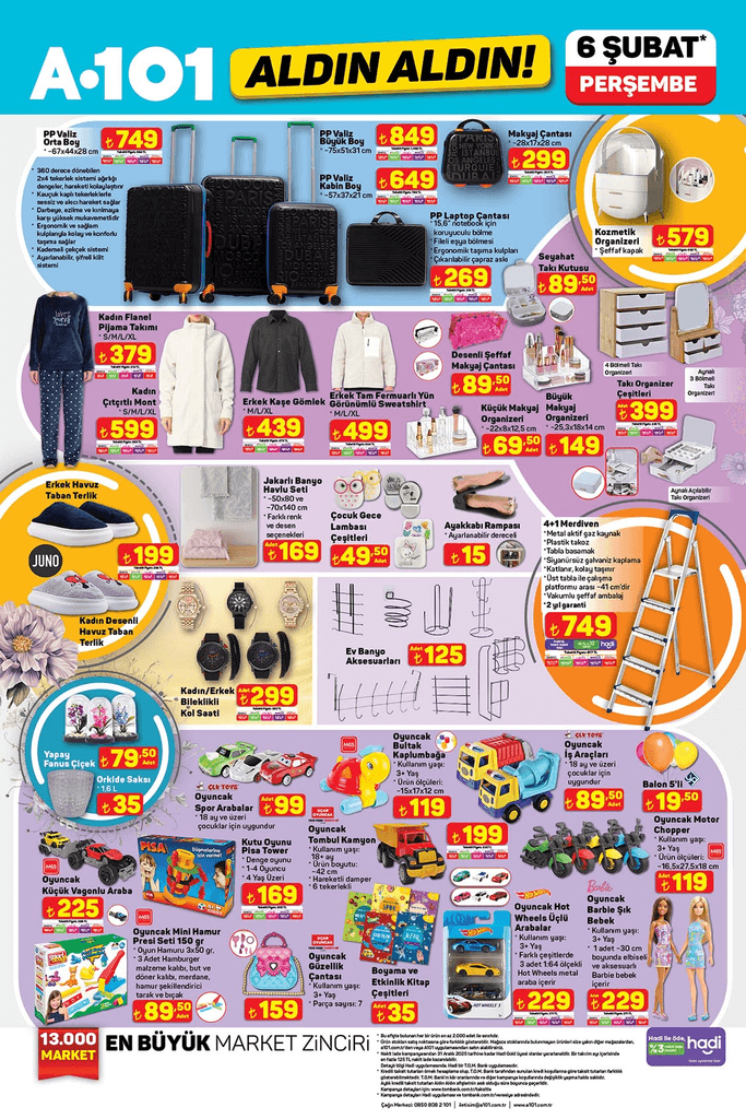 6 ŞUBAT A101 ALDIN ALDIN AKTÜEL KATALOĞU 6 ŞUBAT A101 ALDIN ALDIN AKTÜEL KATALOĞU