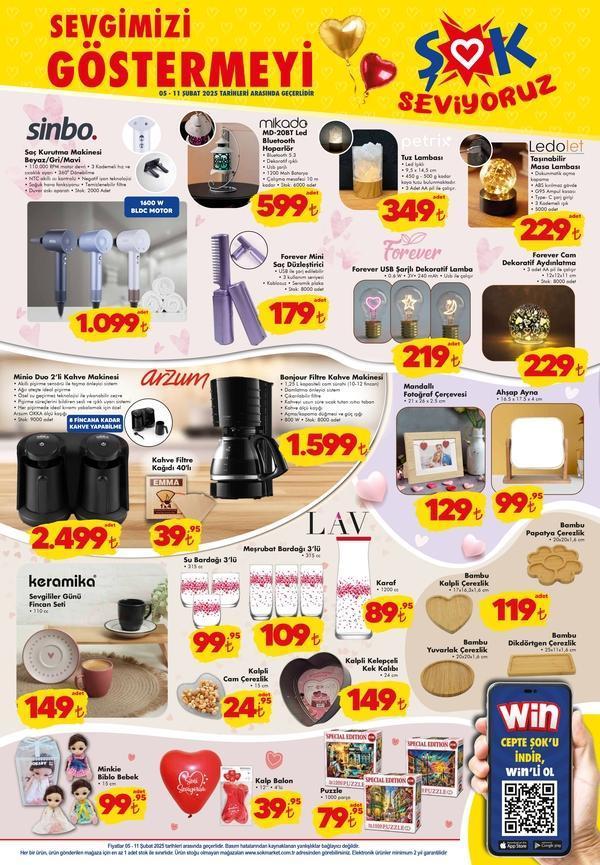 ŞOK İNDİRİMLİ ÜRÜNLER LİSTESİ