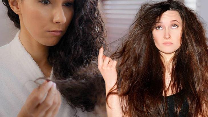 Neme mi yoksa proteine mi ihtiyacı var Hasarlı saçların kanıtı: Tel tel oluyor