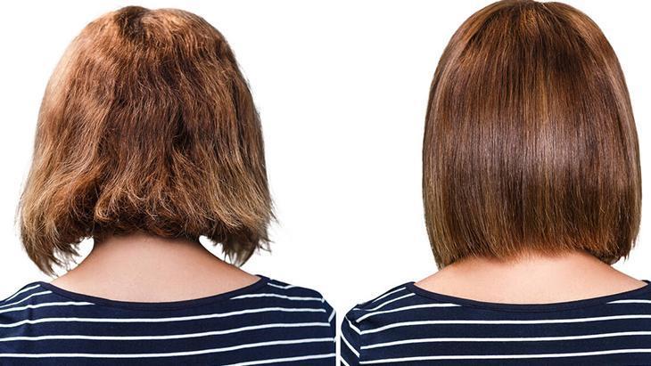 Neme mi yoksa proteine mi ihtiyacı var Hasarlı saçların kanıtı: Tel tel oluyor