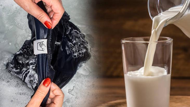 Süt lekesini söküp atıyor Giysi, halı, koltuk sadece birkaç damlayla pırıl pırıl olacak