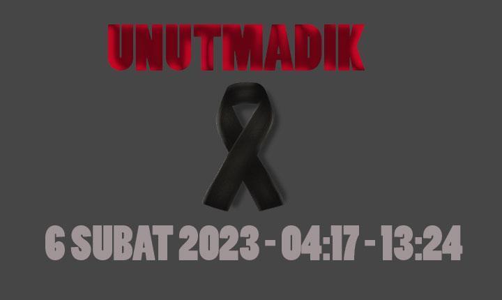 6 ŞUBAT DEPREMİ ANMA MESAJLARI 🤲 6 Şubat depremi 2. yılı resimli, siyah kurdeleli Unutmadık, Unutmayacağız yazılı, kısa, taziye mesajları