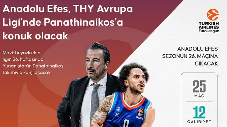 PANATHINAIKOS - ANADOLU EFES MAÇ ÖZETİ