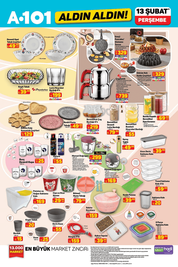 A101 ALDIN ALDIN 13 ŞUBAT PERŞEMBE KATALOĞU