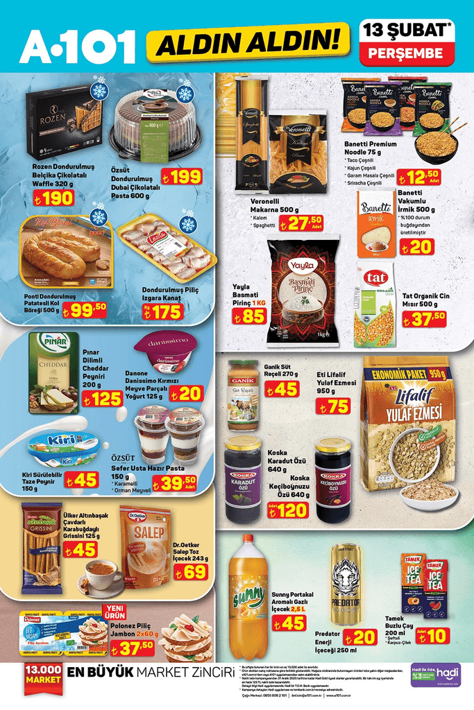 A101 ALDIN ALDIN 13 ŞUBAT PERŞEMBE KATALOĞU
