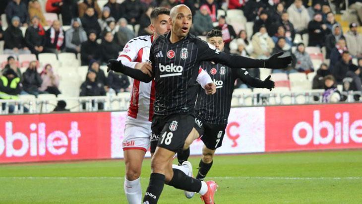 Sivasspor - Beşiktaş maçından kareler