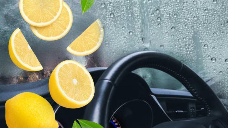 Bir parçası yetiyor Arabanın camındaki su damlasını söküp atıyor: İkiye kesip sürün