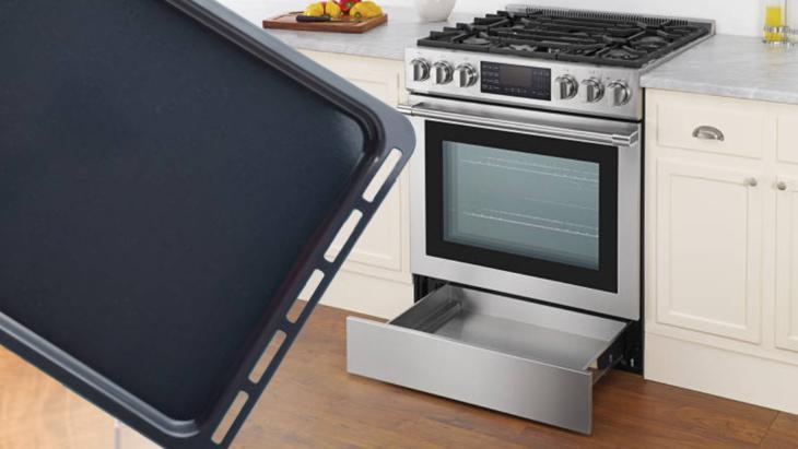 Fırının altındaki çekmece tepsi için değilmiş Koyanlar yandı: Orası da ısınıyor