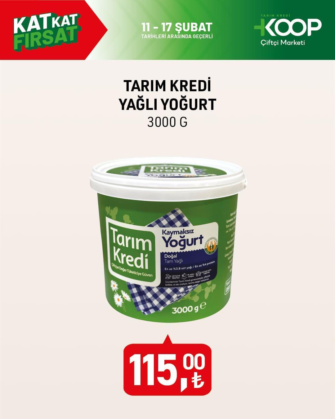 Tarım Kredi Kooperatifi Market indirim katalog fırsatları raflarda 13-17 Şubat 2025 Tarım Kredi Market aktüel indirimleri: Fındık kreması, çay, ayçiçek yağı, kaşar peyniri...