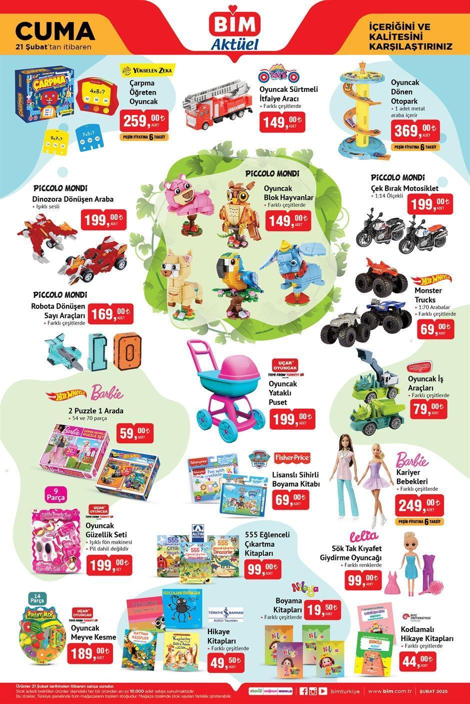 21 ŞUBAT CUMA BİM YENİ AKTÜEL KATALOĞU
