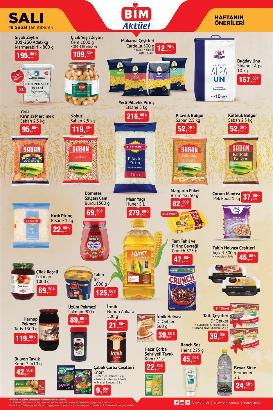 18 ŞUBAT SALI YENİ BİM AKTÜEL KATALOĞU