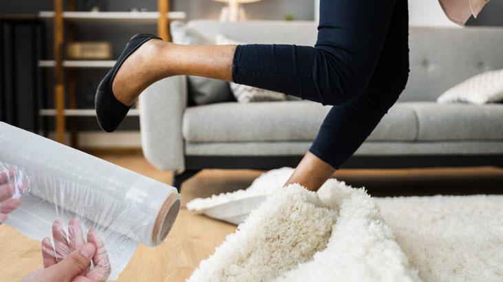 Kayan halıları milim kıpırdatmıyor Masraftan kurtaran streç, adeta yere yapışacak Kayan halıları milim kıpırdatmıyor Masraftan kurtaran streç, adeta yere yapışacak