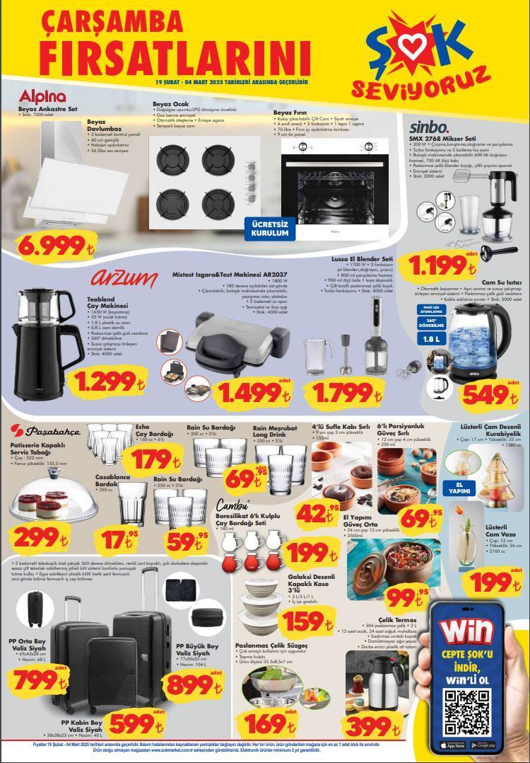 19 ŞUBAT - 4 MART ŞOK YENİ AKTÜEL KATALOĞU 19 ŞUBAT - 4 MART ŞOK YENİ AKTÜEL KATALOĞU