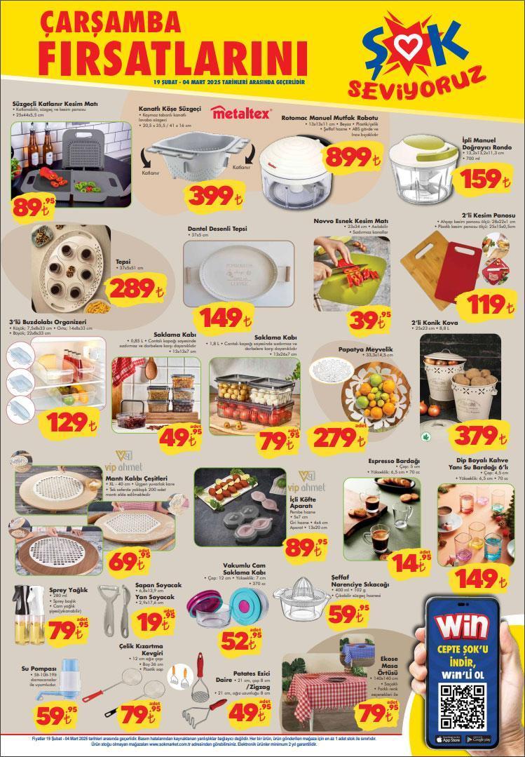 19 ŞUBAT - 4 MART ŞOK YENİ AKTÜEL KATALOĞU 19 ŞUBAT - 4 MART ŞOK YENİ AKTÜEL KATALOĞU