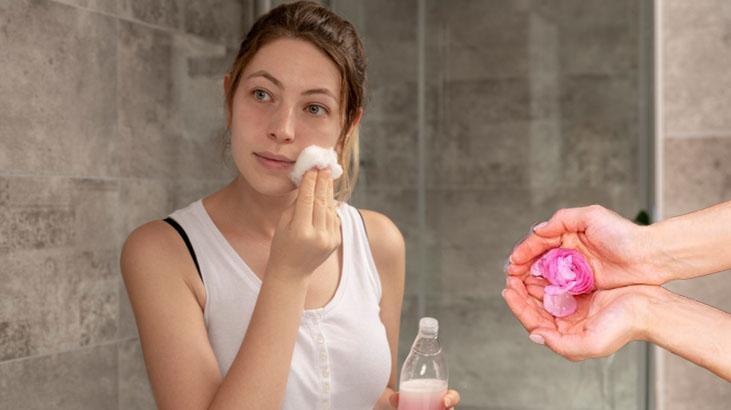 En iyi markalısına bin basıyor Cildi temizleyen doğal tonik, vitamin deposu