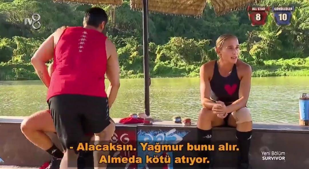 Dokunulmazlık kraliçesi Survivor Almedanın bileği bükülmüyor Performansıyla zirveye oturdu