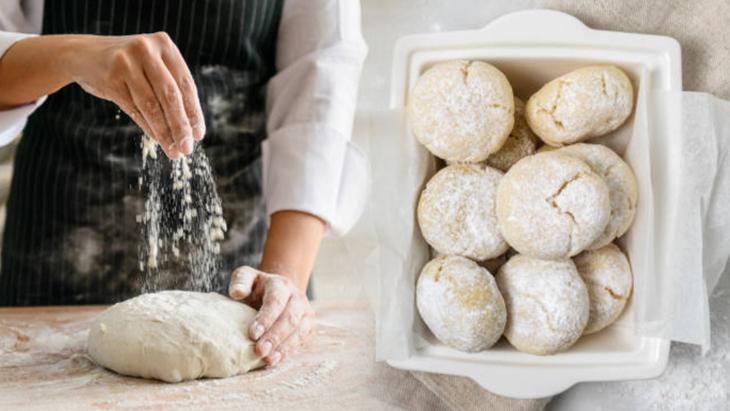 3 malzemeli kurabiye 15 dakikada hazır Çat kapı misafire de, akşam çayına da yetişir