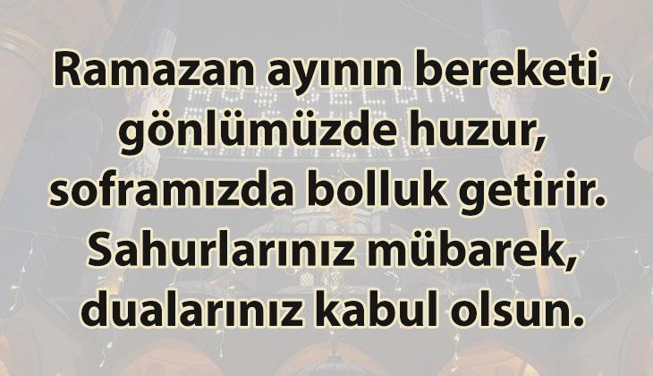 HAYIRLI SAHURLAR MESAJLARI VE SÖZLERİ🌙 Anlamlı, dini, farklı, resimli, hayırlı sahurlar mesajları 2025 || İlk sahur mesajları