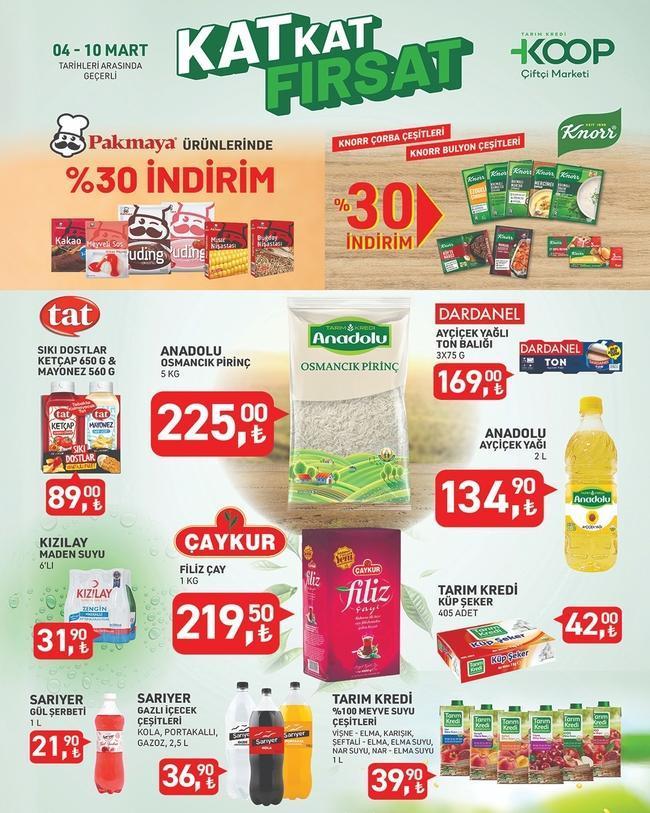 TARIM KREDİ MARKET İNDİRİMLERİ