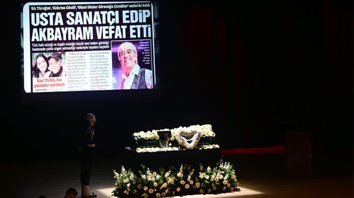 Edip Akbayrama veda Kızı Türkü Akbayram gözyaşlarına boğuldu