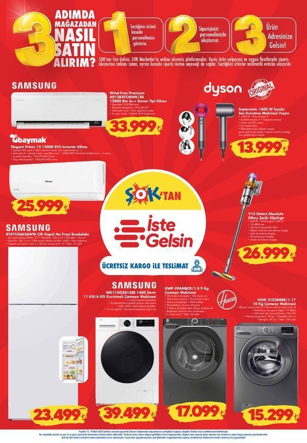 ŞOK 12 MART ÇARŞAMBA HAFTANIN FIRSATLARI