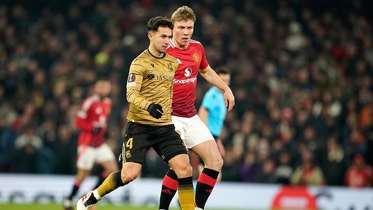 Manchester United - Real Sociedad maçından kareler