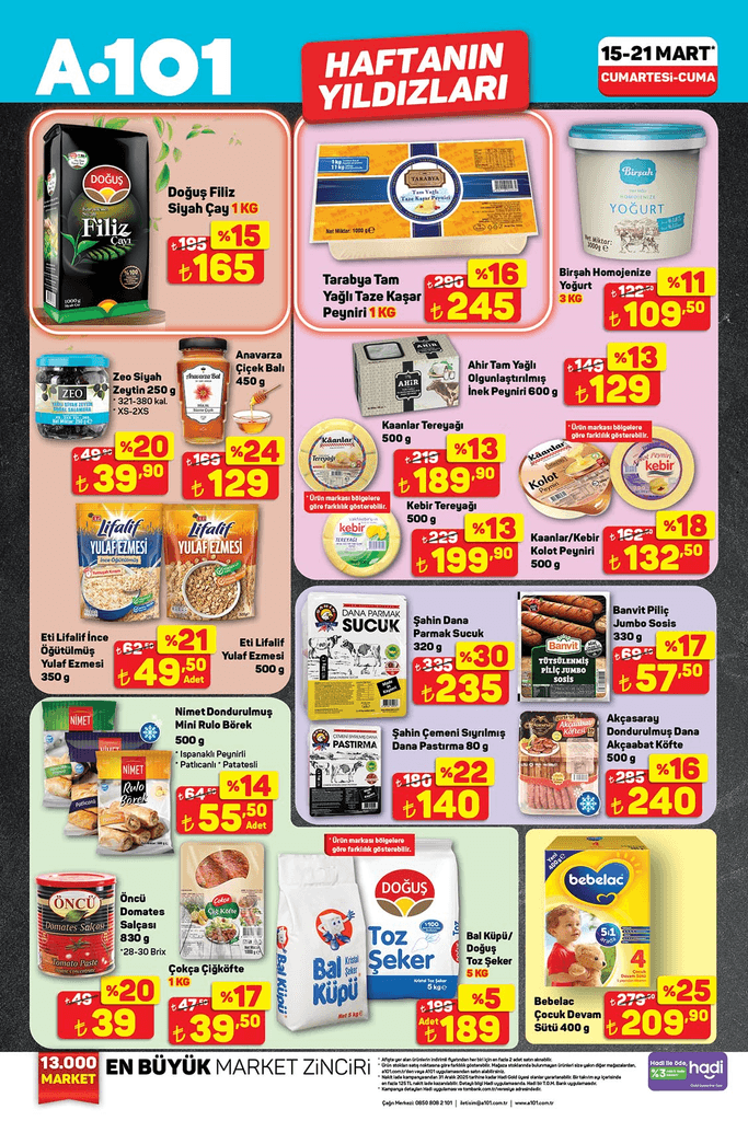 15-21 MART A101 HAFTANIN YILDIZLARI KATALOĞU 15-21 MART A101 HAFTANIN YILDIZLARI KATALOĞU