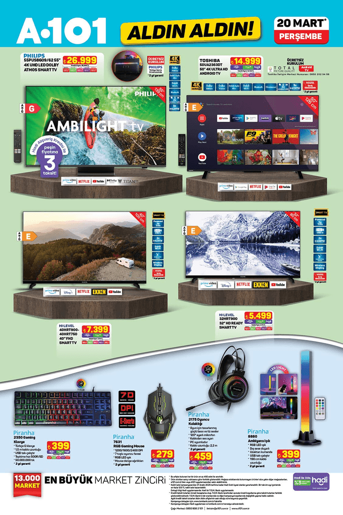 20 MART A101 ALDIN ALDIN AKTÜEL KATALOĞU 20 MART A101 ALDIN ALDIN AKTÜEL KATALOĞU