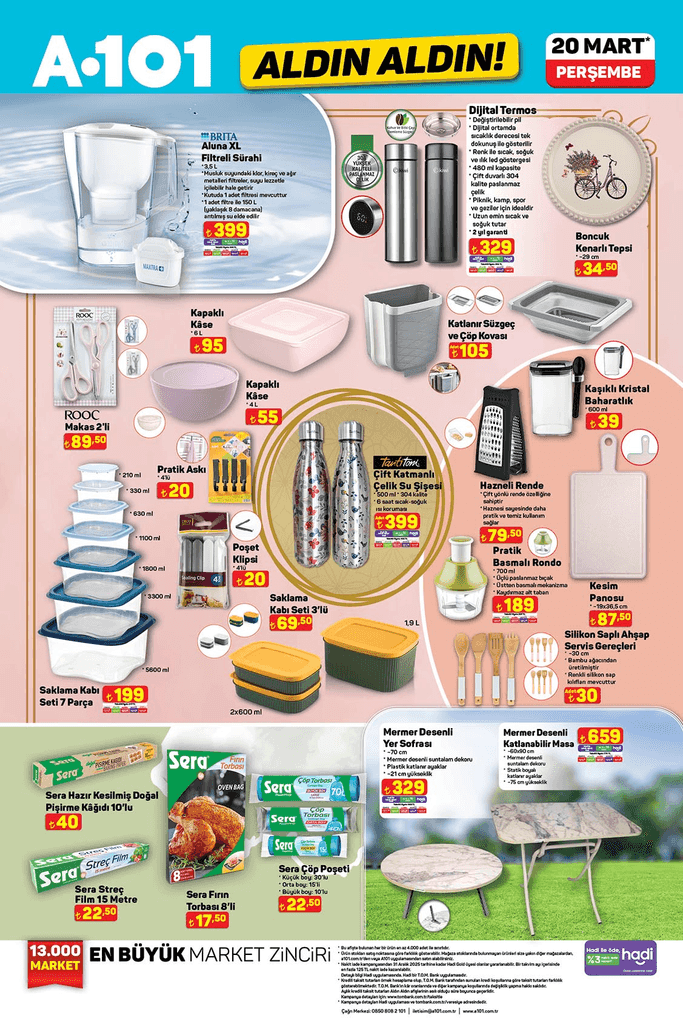 20 MART A101 ALDIN ALDIN AKTÜEL KATALOĞU 20 MART A101 ALDIN ALDIN AKTÜEL KATALOĞU