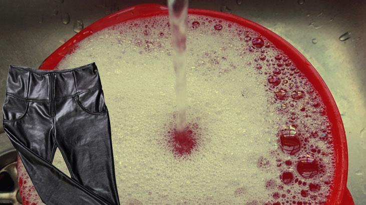 Yanlış yıkanırsa işi bitiyor Deri pantolona tek malzeme yeter, sonuç yumuşacık