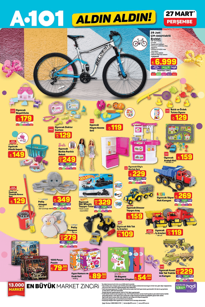 27 MART PERŞEMBE A101 AKTÜEL İNDİRİMLERİ