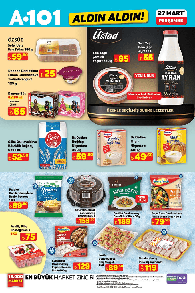 27 MART PERŞEMBE A101 AKTÜEL İNDİRİMLERİ
