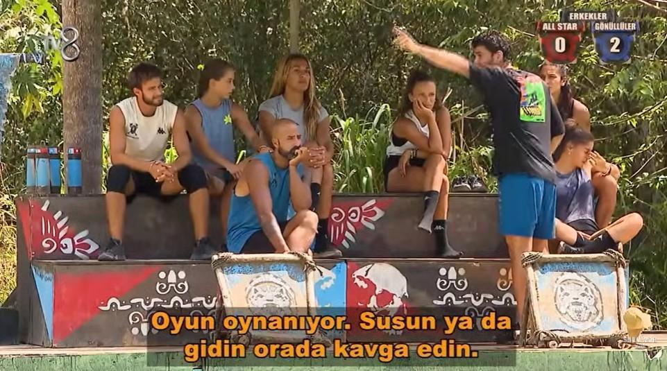 Survivorda dokunulmazlık oyununda tansiyon yükseldi Almeda Baylan ve Ayşe Yüksel kavga etti