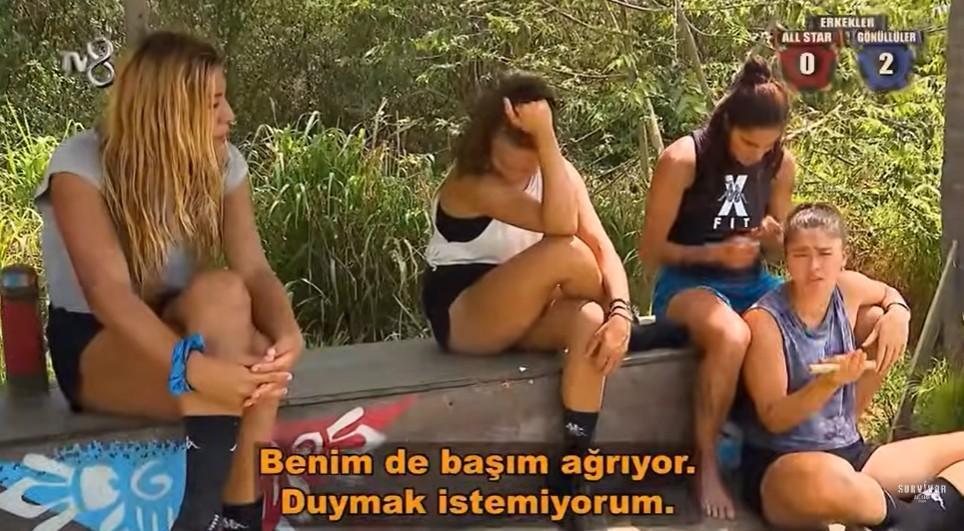 Survivorda dokunulmazlık oyununda tansiyon yükseldi Almeda Baylan ve Ayşe Yüksel kavga etti