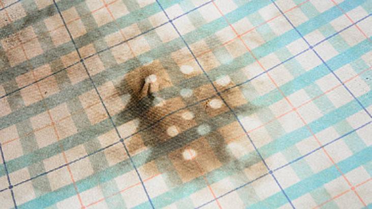 Masa örtüsündeki lekeleri vantuzluyor Yağın çaresi tuz, mumun çaresi ütü