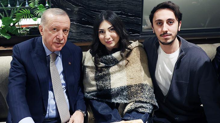 Cumhurbaşkanı Erdoğan kafede vatandaşlarla sohbet etti çocukları sevdi Cumhurbaşkanı Erdoğan kafede vatandaşlarla sohbet etti çocukları sevdi