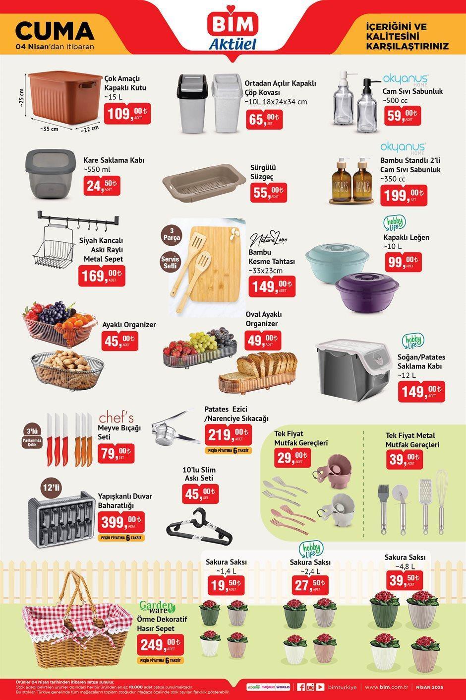 BİM KATALOG BU HAFTA