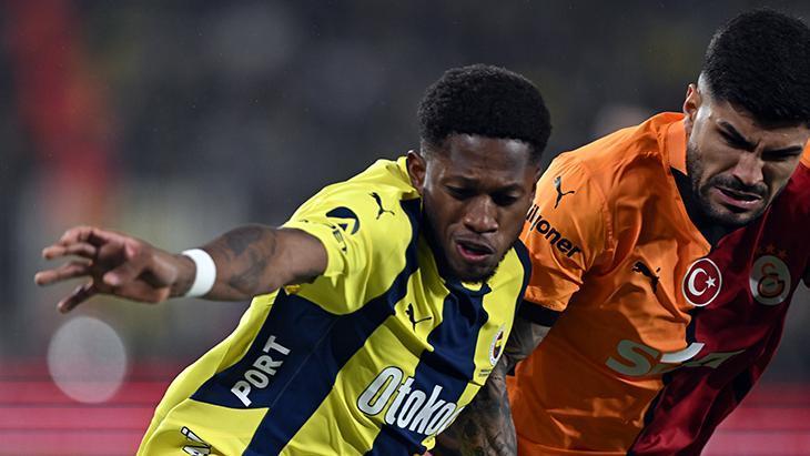 Fenerbahçe - Galatasaray derbisinden kareler