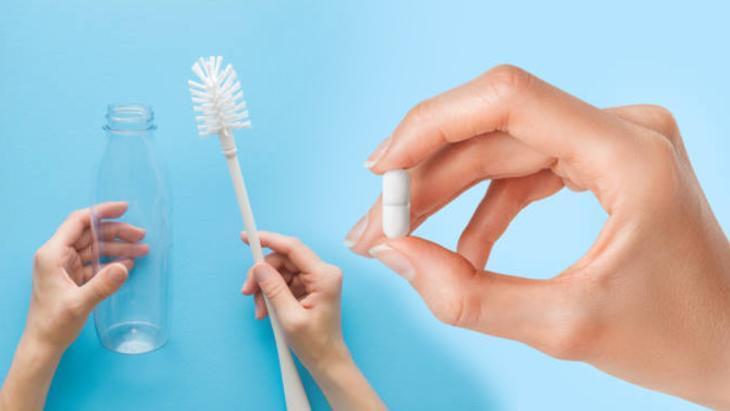 Su şişelerinde koku ve kir kalmıyor Diş protezi olmayan da almalı: 30 dakika bekletin