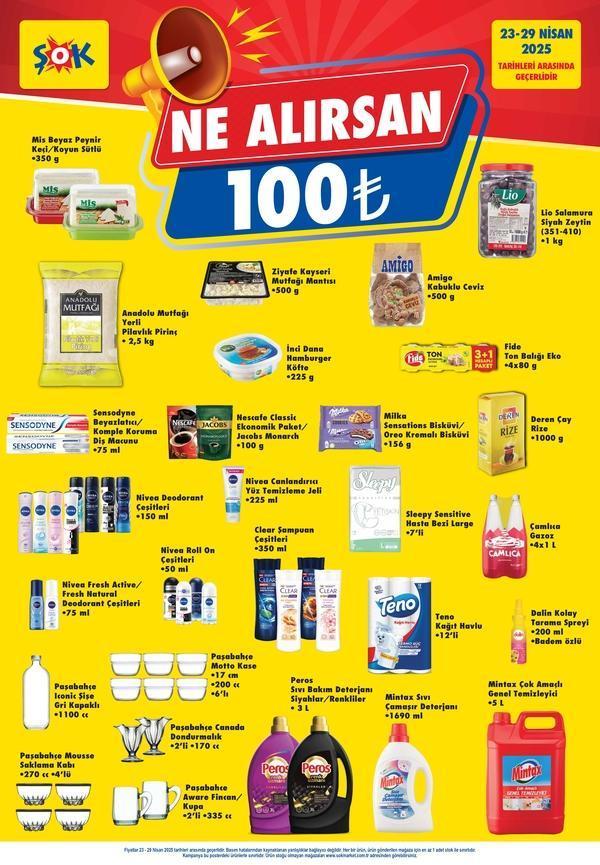 YENİ ŞOK AKTÜEL KATALOĞU 23 NİSAN 2025 İNDİRİMLERİ: Bu hafta ŞOK katalog ne alırsan 100 indirim kampanyası Crocs, Print Kamera, oyuncu kulaklığı...