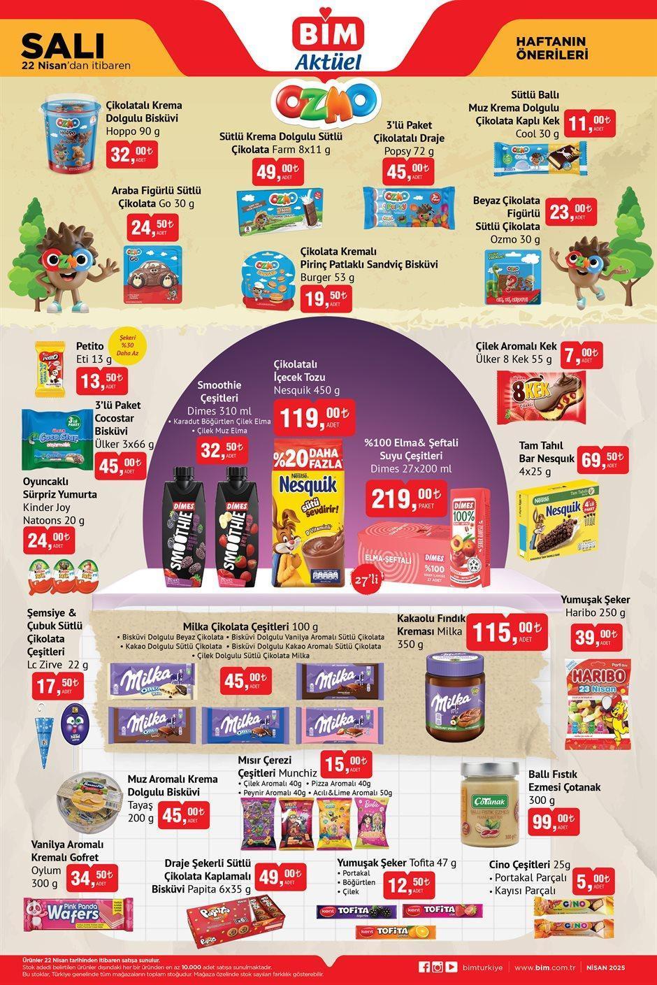 22 NİSAN SALI BİM AKTÜEL KATALOĞU