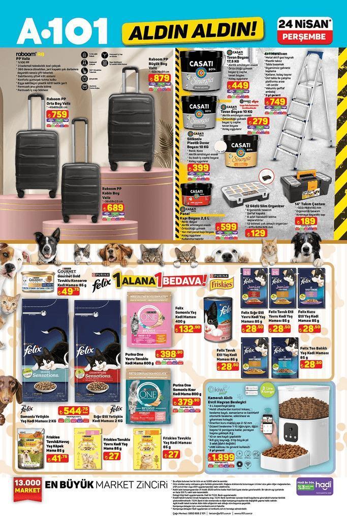 A101 aktüel Aldın Aldın kataloğu indirimleri belli oldu!