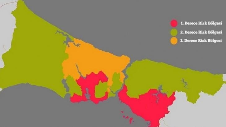 AVRUPA YAKASI İSTANBULDA DEPREM RİSKİ OLAN İLÇELER AVRUPA YAKASI İSTANBULDA DEPREM RİSKİ OLAN İLÇELER