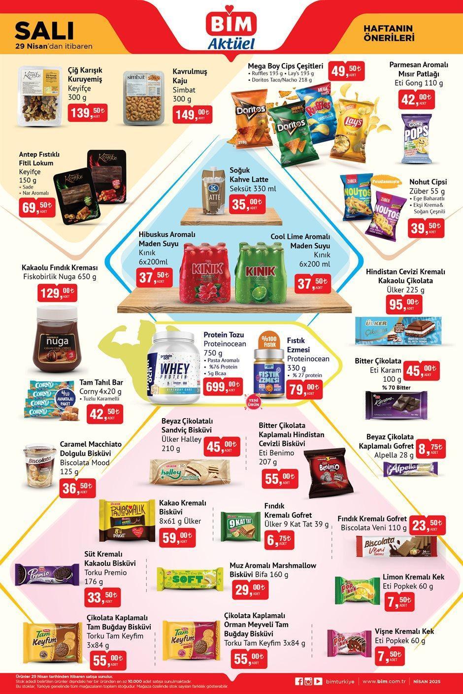 29 NİSAN SALI BİM AKTÜEL KATALOĞU