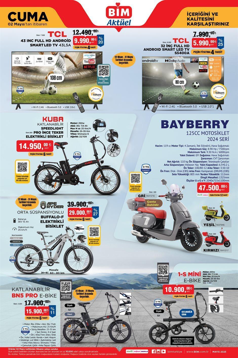 2 MAYIS CUMA BİM AKTÜEL KATALOĞU
