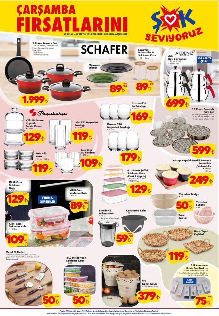 ŞOK 30 NİSAN AKTÜEL KATALOĞU